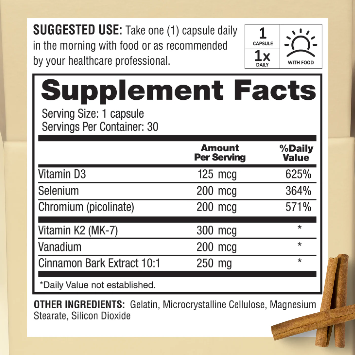 CinnaChroma Supplement