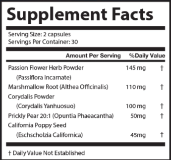 Nerve Alive-Supplement Facts