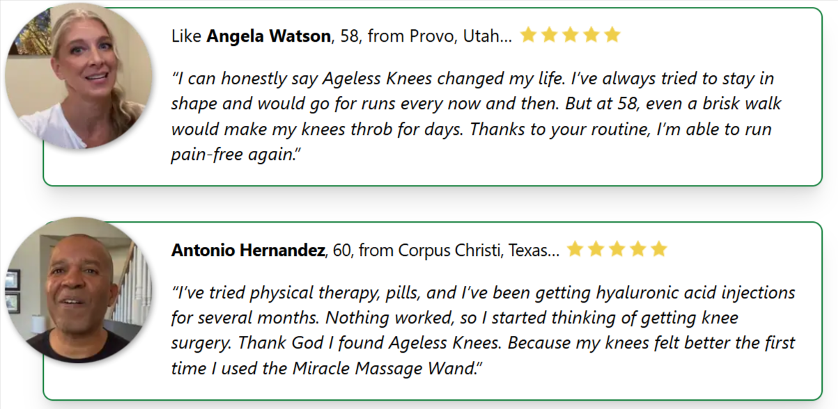 ageless knees reviews